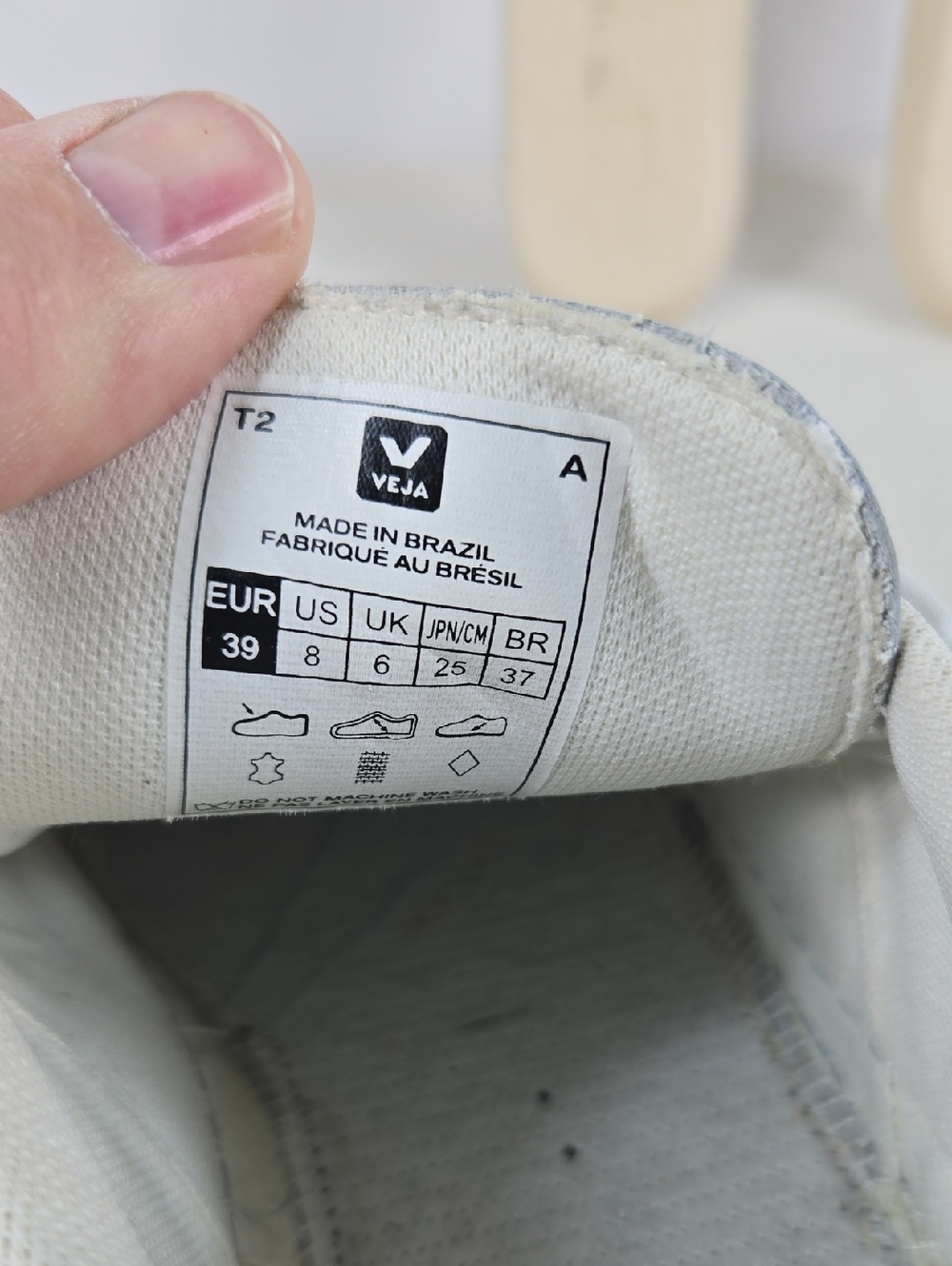Veja White Leather Sneakers with Neon Yellow Accents - Women's Casual Sneakers - Picture 10 of 10